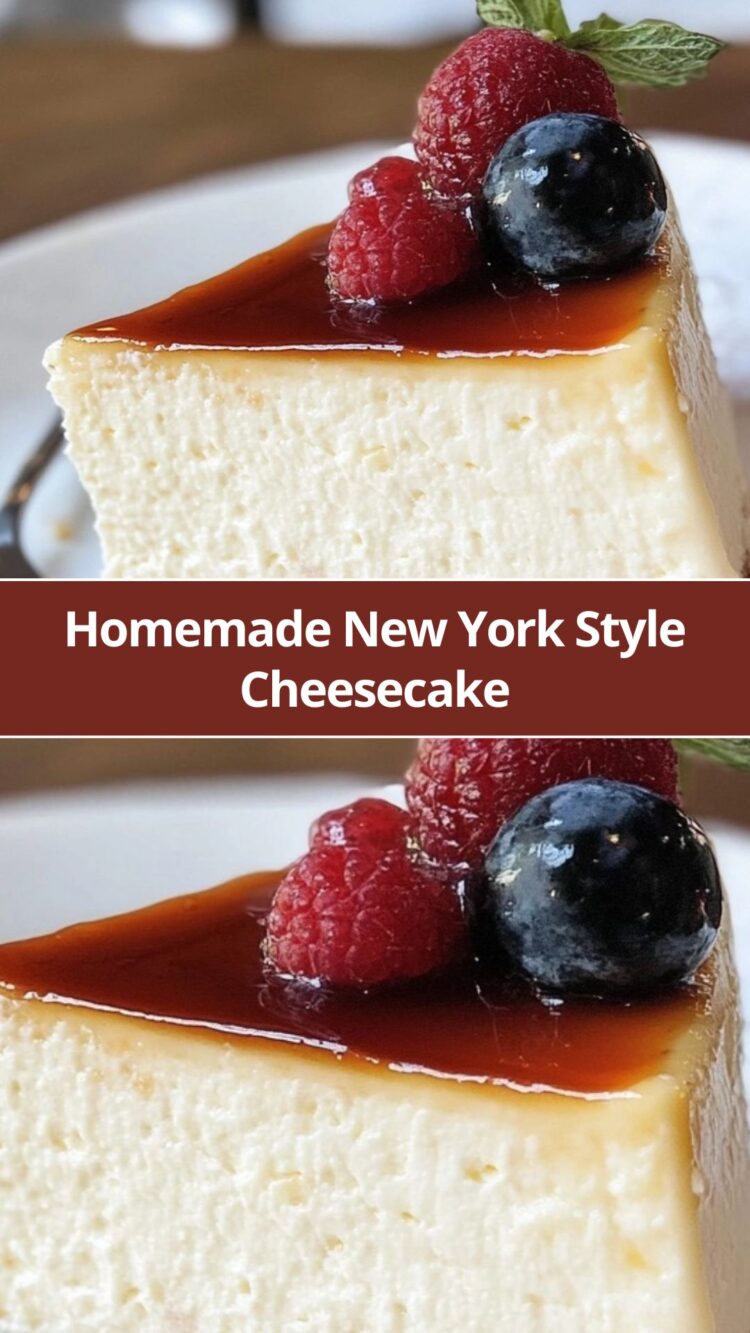 Homemade New York Style Cheesecake Weeknight Recipes