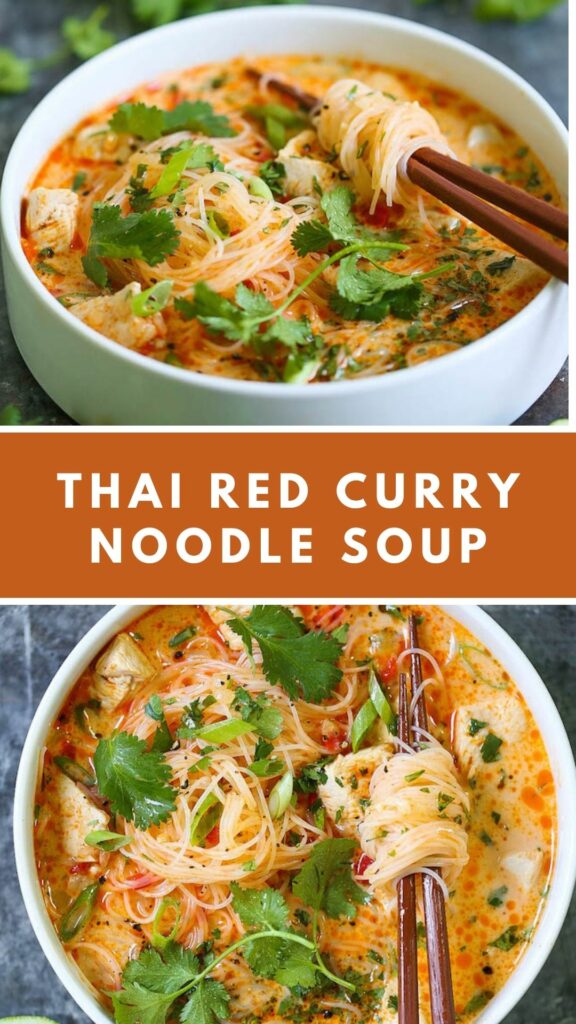 THAI RED CURRY NOODLE SOUP - WEEKNIGHT RECIPES