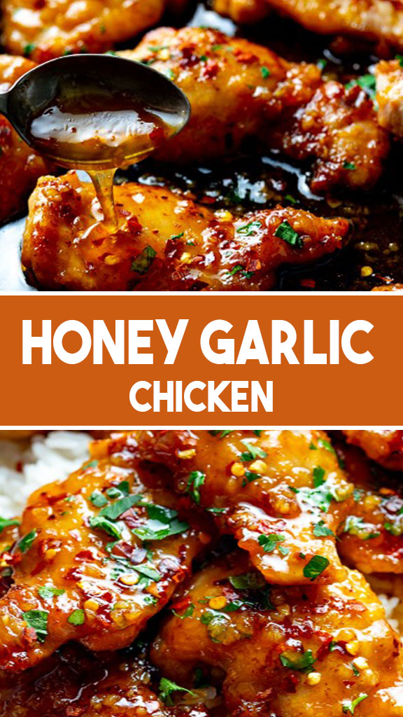 Honey Garlic Chicken - WEEKNIGHT RECIPES