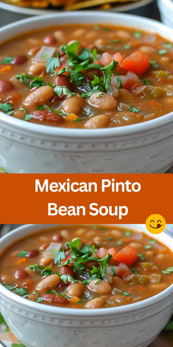 Mexican Pinto Bean Soup - WEEKNIGHT RECIPES