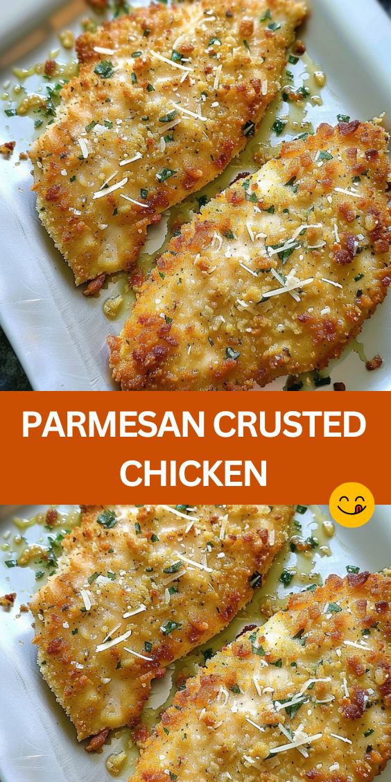 PARMESAN CRUSTED CHICKEN - WEEKNIGHT RECIPES