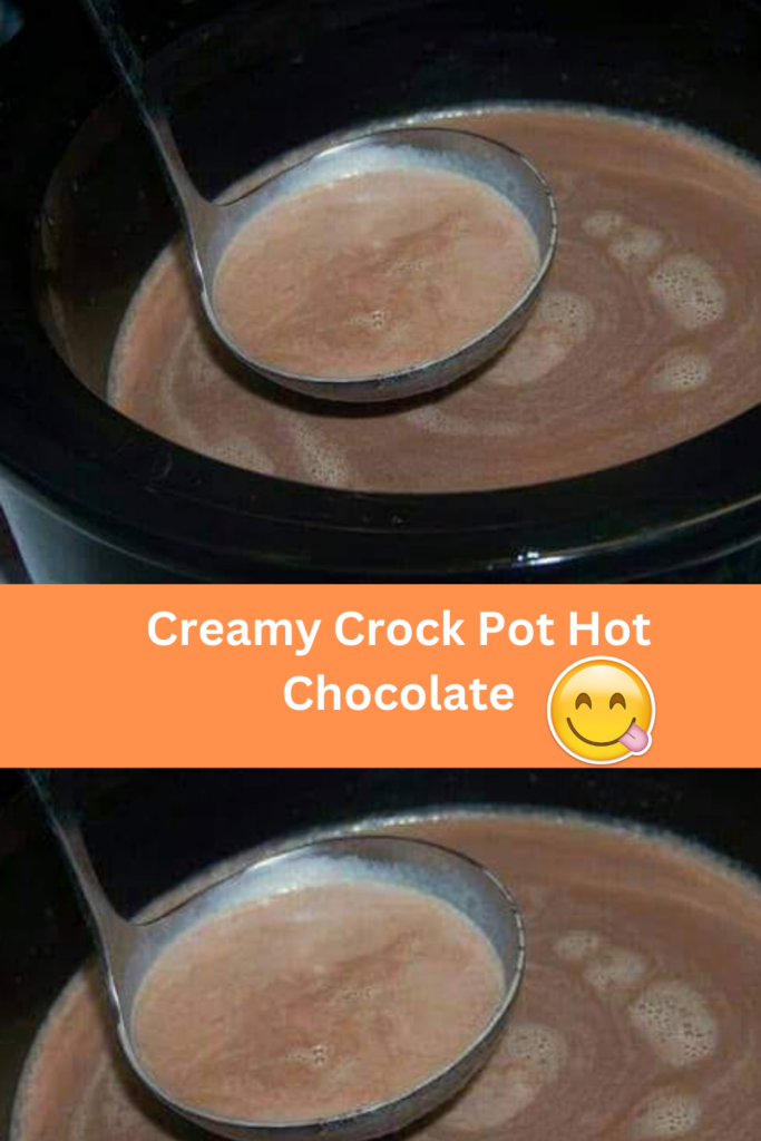 Creamy Crock Pot Hot Chocolate