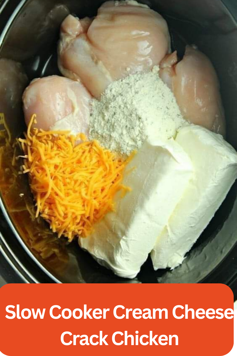 Slow Cooker Cream Cheese Crack Chicken WEEKNIGHT RECIPES