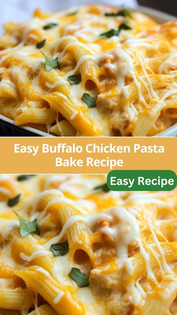 Easy Buffalo Chicken Pasta Bake Recipe Weeknight Recipes