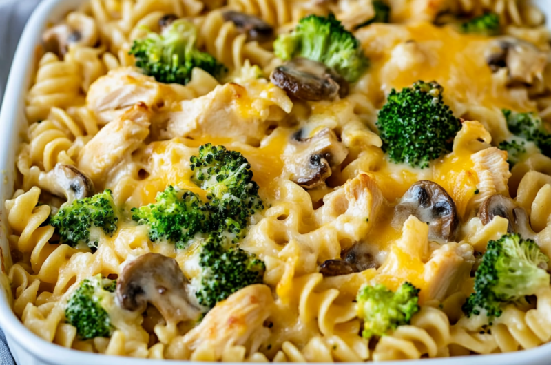 Healthier Broccoli Chicken Casserole