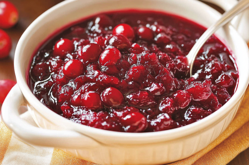 Easy Cranberry Sauce Recipe
