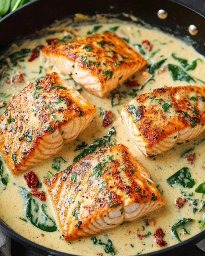 Tuscan Salmon Recipe - WEEKNIGHT RECIPES