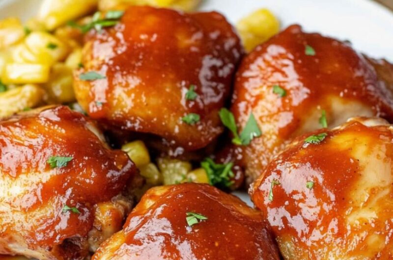 Baked BBQ Chicken Thighs Recipe